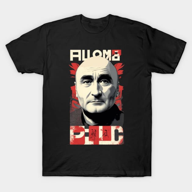 phil collins // vektor art design v4 T-Shirt by girls store